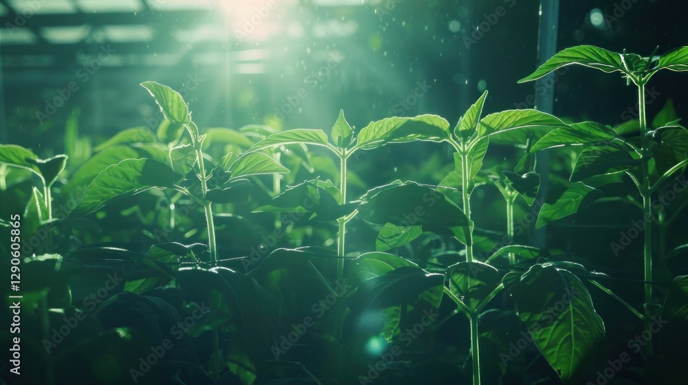 Fototapeta premium hydroponic farm in africa