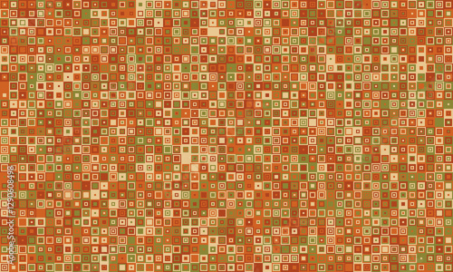Colorful structured mosaic pattern, perfect for graphic textile designs, covers, or creative backgrounds with a touch of modern elegance.