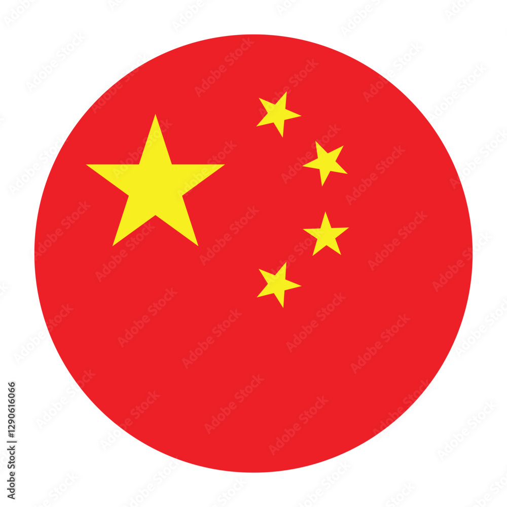 China flag circle icon vector illustration design China flag circle icon vector illustration design