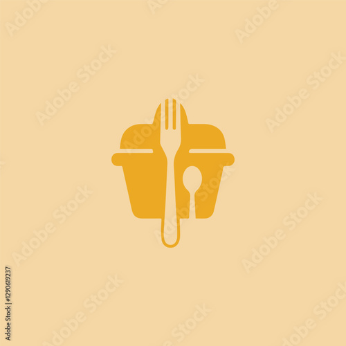 fast food delivery logo design template