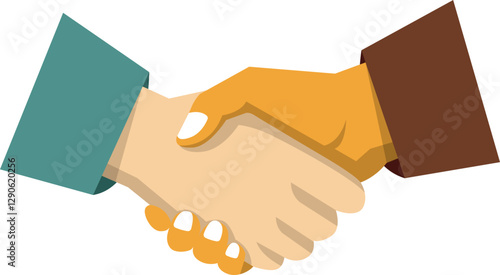 handshake vector illustration