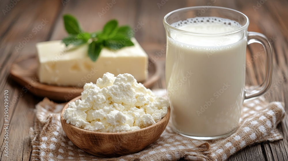 Fresh dairy products concept set of banners vector illustration. Organic, quality food. Great taste and nutritional value. Farm animal milk, ice cream and cottage cheese. Fresh dairy products concept set of banners vector illustration. Organic, quality food. Great taste and nutritional value. Farm animal milk, ice cream and cottage cheese.