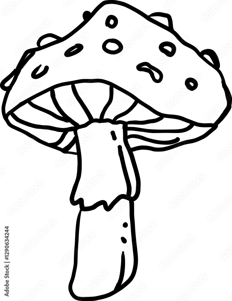 mushroom illustration vector mushroom illustration vector