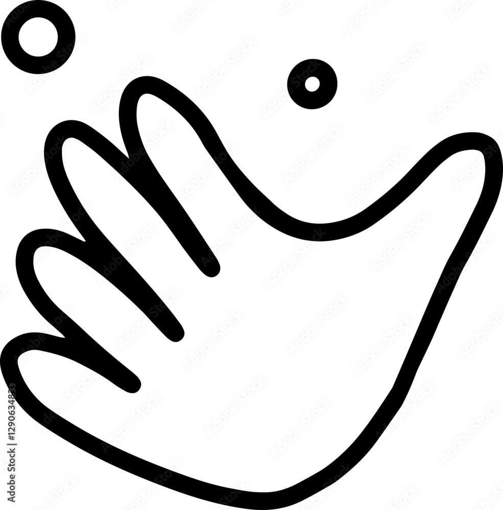hand gesture vector illustration
