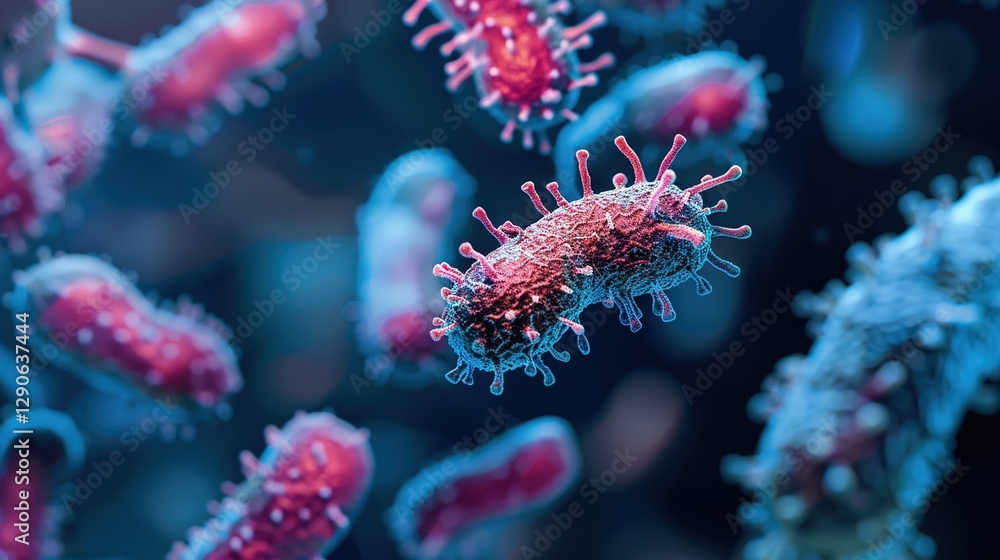Fototapeta premium Unveiling the Multifaceted World of Gram - Positive Bacteria: Their Pivotal Roles in Diverse Environments