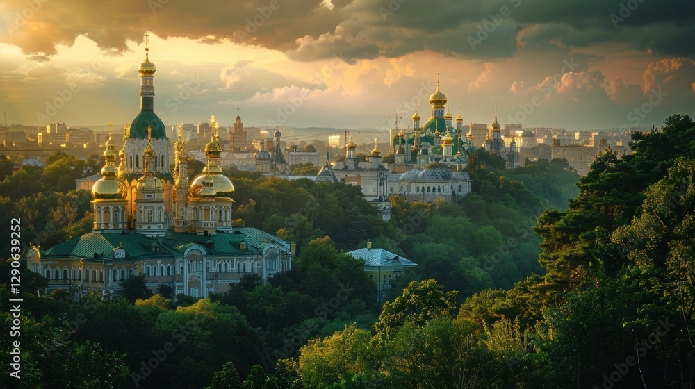 Fototapeta premium Ukraine is a beautiful, majestic and fertile land, real photos