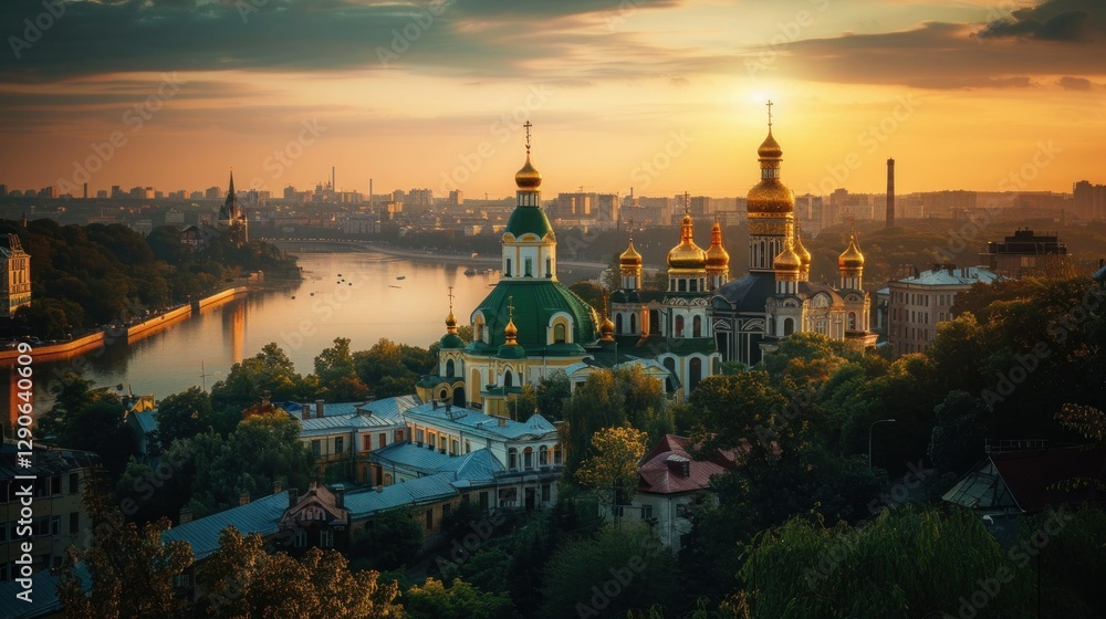 Fototapeta premium Ukraine is a beautiful, majestic and fertile land, real photos