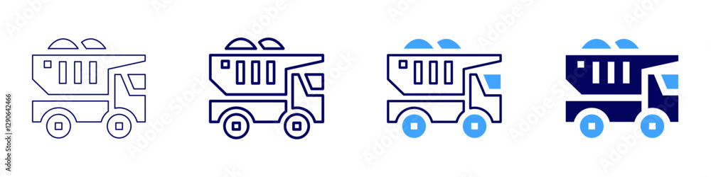 Truck cleaning service icon in 4 different styles. Thin Line, Line, Bold Line, Duotone. Duotone style. Editable stroke Truck cleaning service icon in 4 different styles. Thin Line, Line, Bold Line, Duotone. Duotone style. Editable stroke