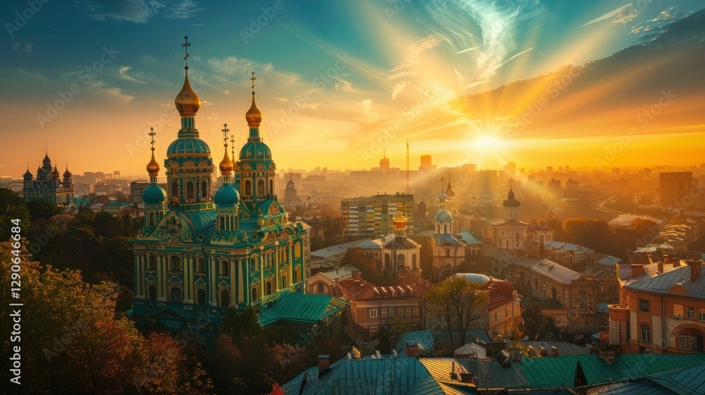 Fototapeta premium Ukraine is a beautiful, majestic and fertile land, real photos
