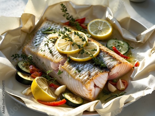 Pompano en Papillote: A Deliciously Healthy and Elegant Fish Dish Baked in Parchment Paper – Perfect for Impressing Guests with Fresh, Light, and Flavorful American Cuisine!