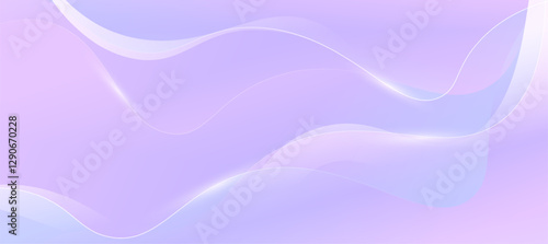 Fotografía Minimalist abstract bright periwinkle purple background , light white with pink