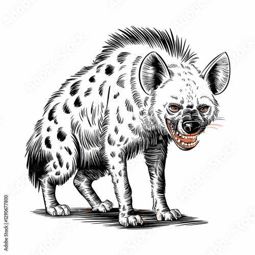 Mischievous Laughing Hyena