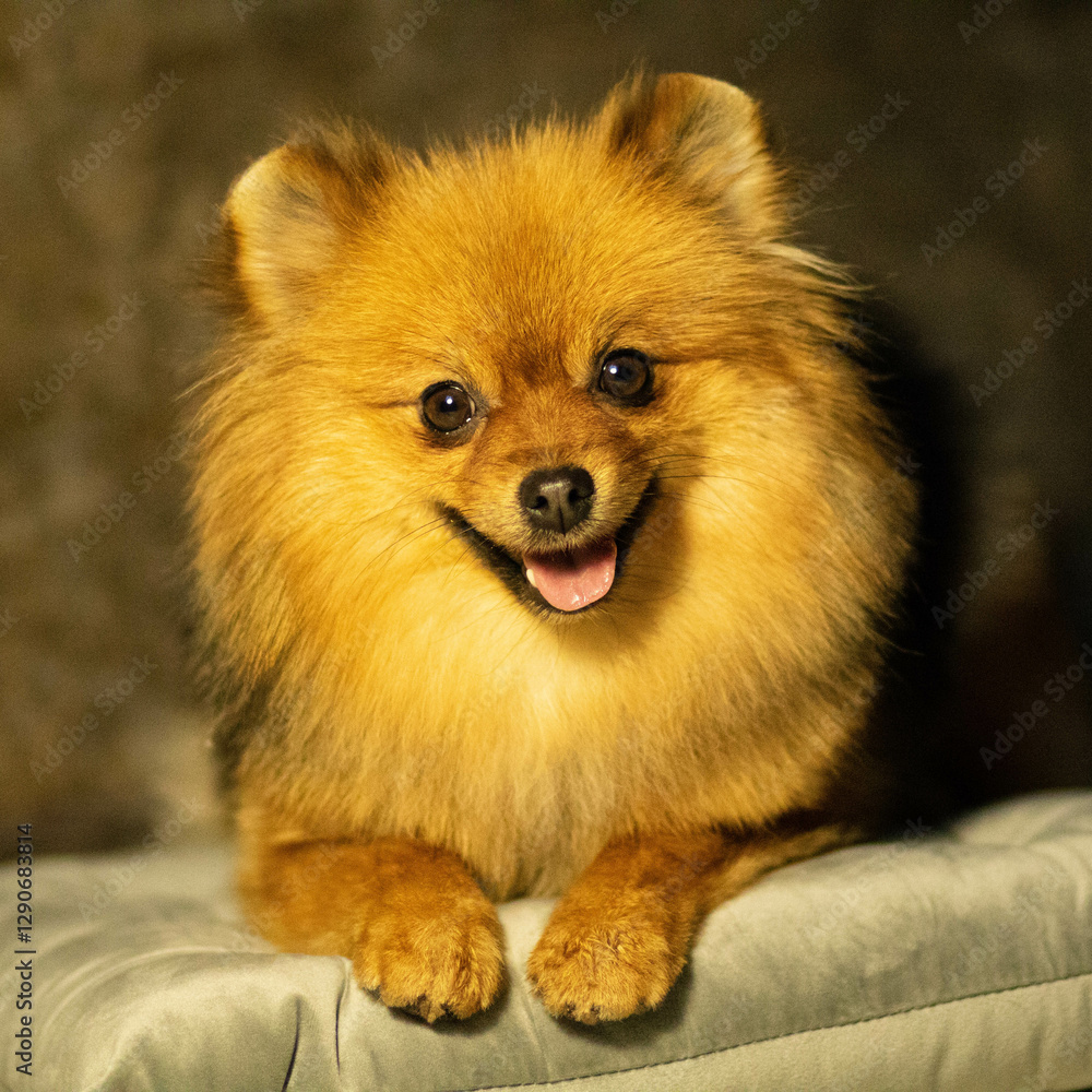 Obraz premium pomeranian spitz puppy
