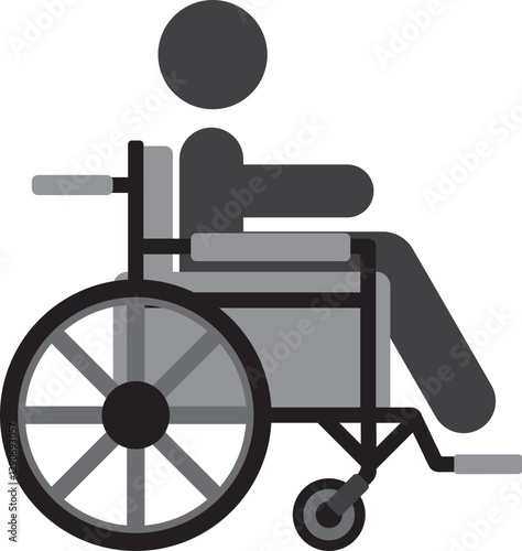 wheelchair, assistance transport icon symbol, accessbility  icon