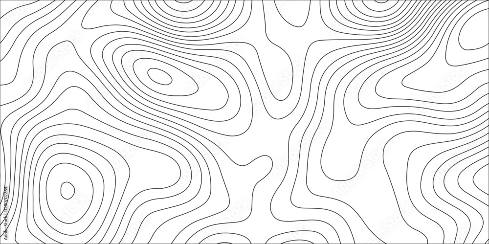 Abstract white contour wave lines topographic background, lines map seamless pattern, modern wallpaper texture and realistic design used for banner and posters, mountain relief geographic pattern. Abstract white contour wave lines topographic background, lines map seamless pattern, modern wallpaper texture and realistic design used for banner and posters, mountain relief geographic pattern.
