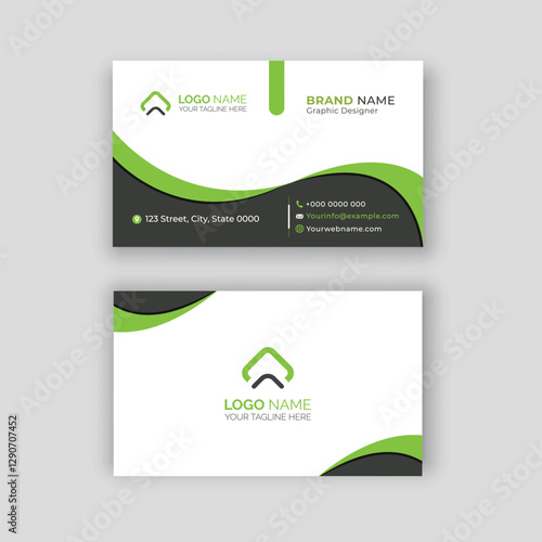 Morden Business card design template