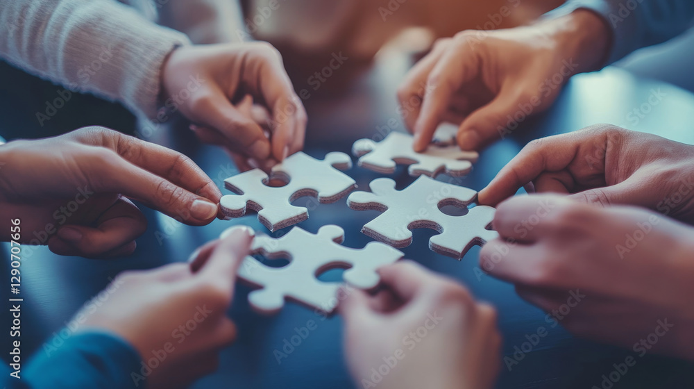 Puzzle business teamwork, team people partnership communication vector illustration. Success idea strategy for man woman at jigsaw. Building office work concept, brainstorming together. Puzzle business teamwork, team people partnership communication vector illustration. Success idea strategy for man woman at jigsaw. Building office work concept, brainstorming together.