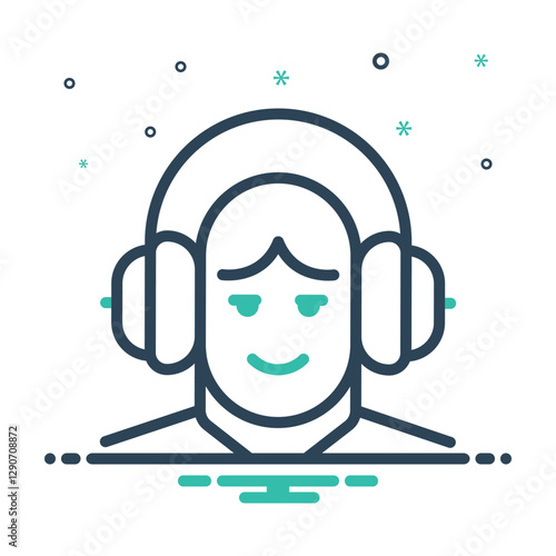 Mix icon for listening
