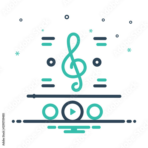 Mix icon for music