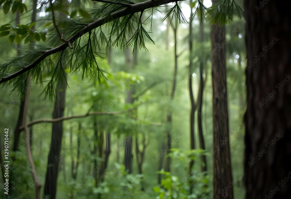 Fototapeta premium forest in the morning
