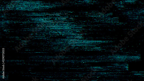 Glitch noise static television VFX. Visual video effects stripes background, CRT tv screen no signal glitch effect