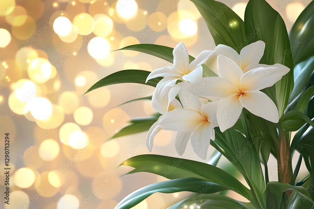 Fototapeta premium Vanilla Garden Under the Sun