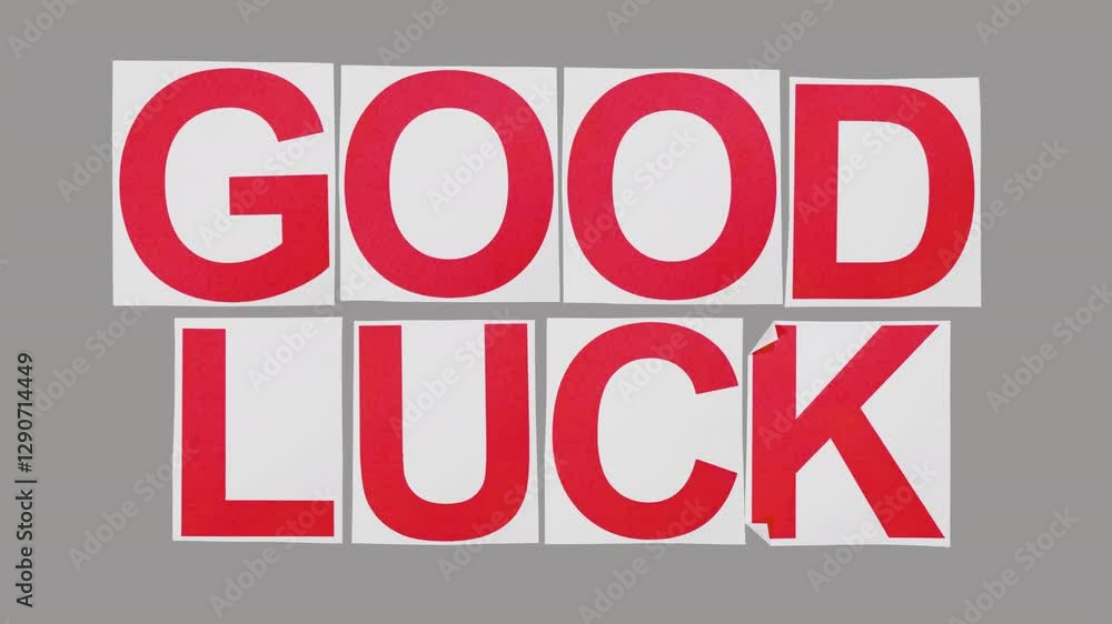 Pack Of 2 GOOD LUCK Titles On Alpha Pack Of 2 GOOD LUCK Titles On Alpha
