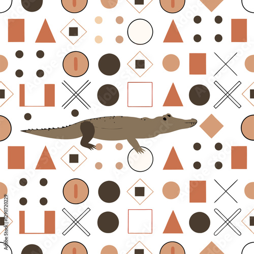 Nile Crocodile Pattern - Reptile