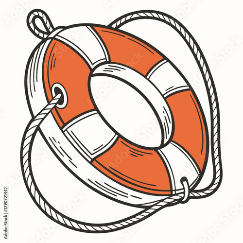 lifebuoy and rope