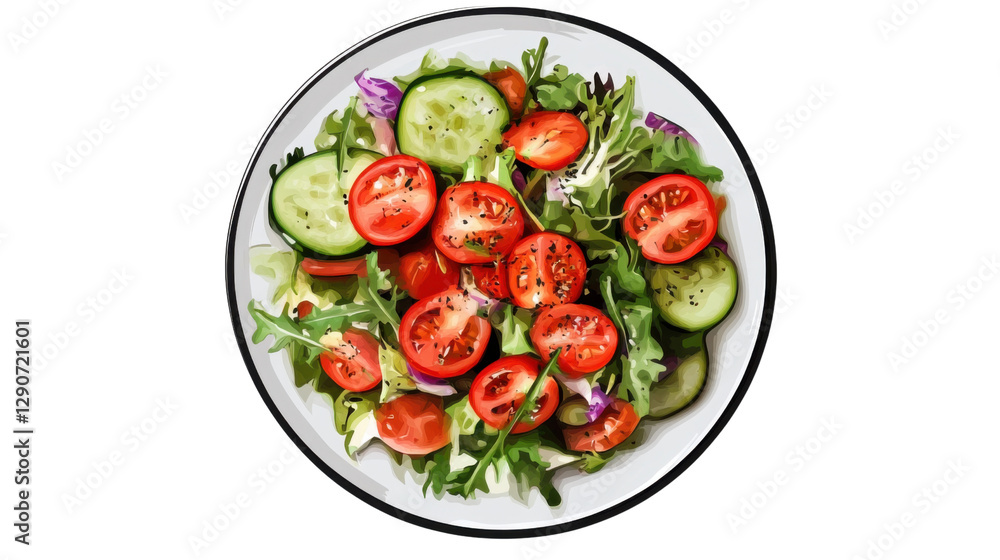 salad with tomatoes and cucumbers salad with tomatoes and cucumbers