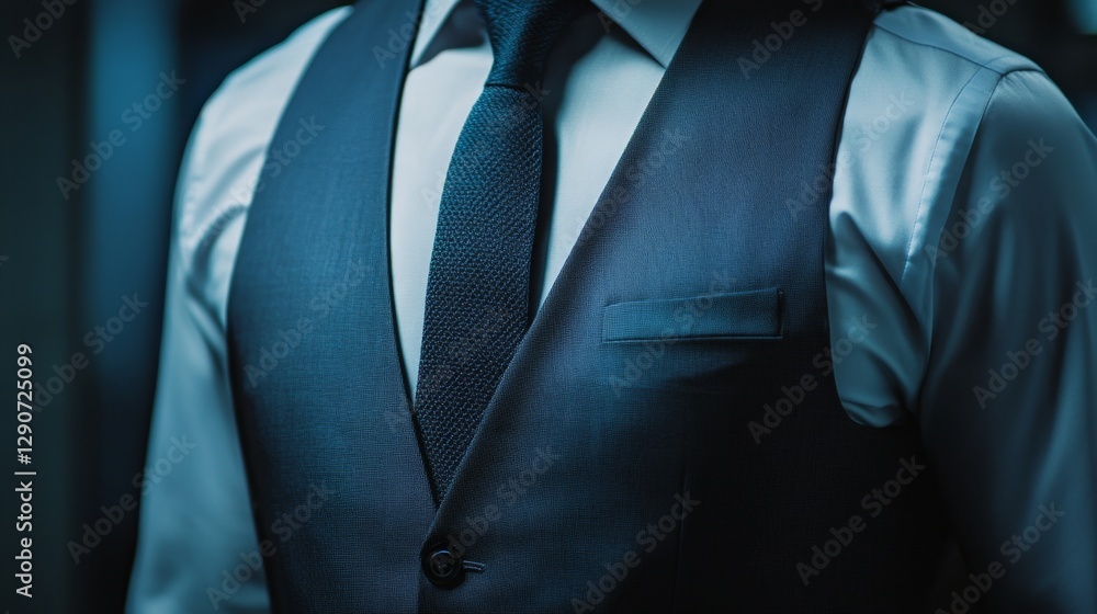 Close-up of a Formal Business Suit Close-up of a Formal Business Suit
