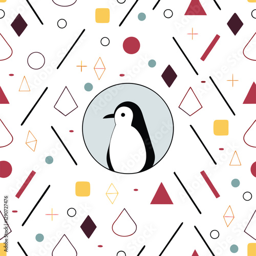Penguin Pattern - Bird Design