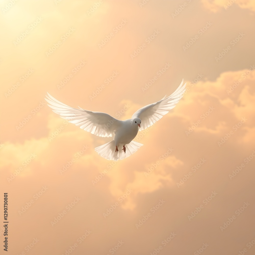 Obraz premium dove in the sky