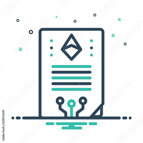 Mix icon for smart contract