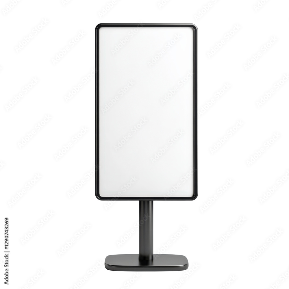 Blank advertising board frame urban setting digital display outdoor environment Blank advertising board frame urban setting digital display outdoor environment