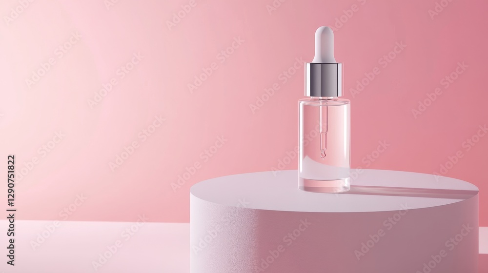 Face oil serum in a pipette bottle, representing organic beauty care. Face oil serum in a pipette bottle, representing organic beauty care.