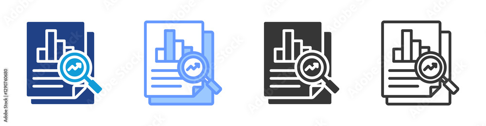 Sensitivity Analysis icon set multiple style collection Sensitivity Analysis icon set multiple style collection