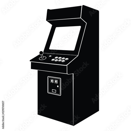 Gaming Equipment Clipart, Gamer Outline Design, Arcade