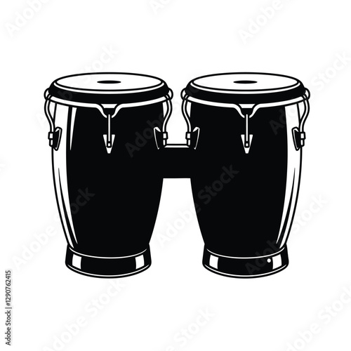 congas percussion icon vector