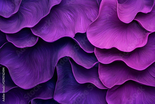Vibrant purple petals layered beautifully, creating an artistic floral background.