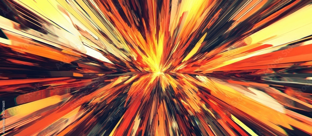 Abstract fiery burst, radiating energy, dynamic motion, vibrant colors, futuristic design, website banner Abstract fiery burst, radiating energy, dynamic motion, vibrant colors, futuristic design, website banner