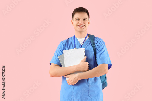 Male medical intern with no...