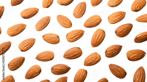 Wallpaper Mural Almonds in Abundance: A Close-Up of Natural Nuts, Kitchen, Food Photography, Bright Environment, Aerial View, Healthy Eating Torontodigital.ca