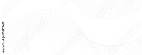 White background with subtle white wave patterns. Minimalist background with a smooth, flowing texture. White color enhances simplicity. Wave background vector. White background.