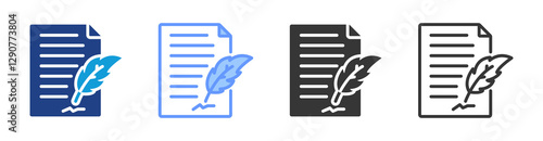 Will icon set multiple style collection