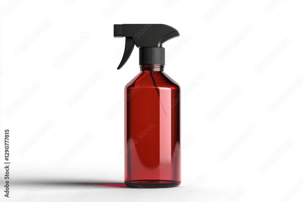3D Heat Protectant Spray Isolated and White Background 3D Heat Protectant Spray Isolated and White Background