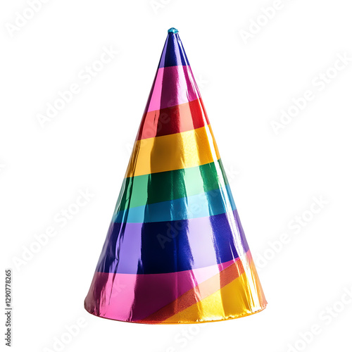 Birthday hat isolated on transparent background photo