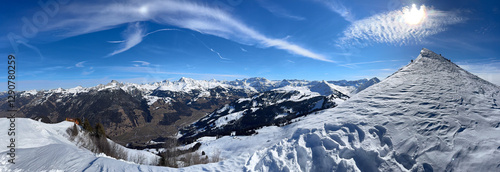 Bernese Alps seen from the top of the Rinderberg, Zweisimmen photo