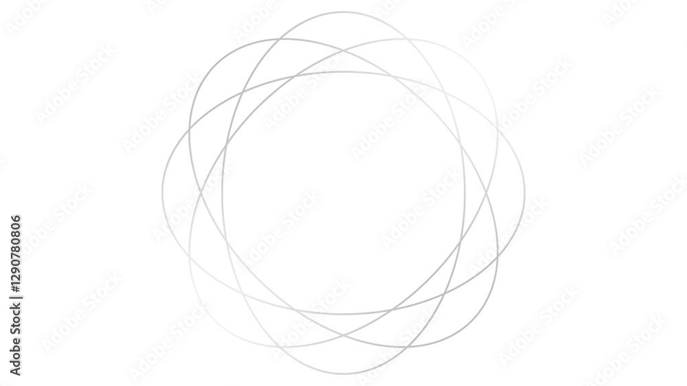 Animated silver decorative lines is drawn. Circle frame. Linear background with copy space. Looped video. Vector illustration isolated on white background.
Animated silver decorative lines is drawn. Circle frame. Linear background with copy space. Looped video. Vector illustration isolated on white background.