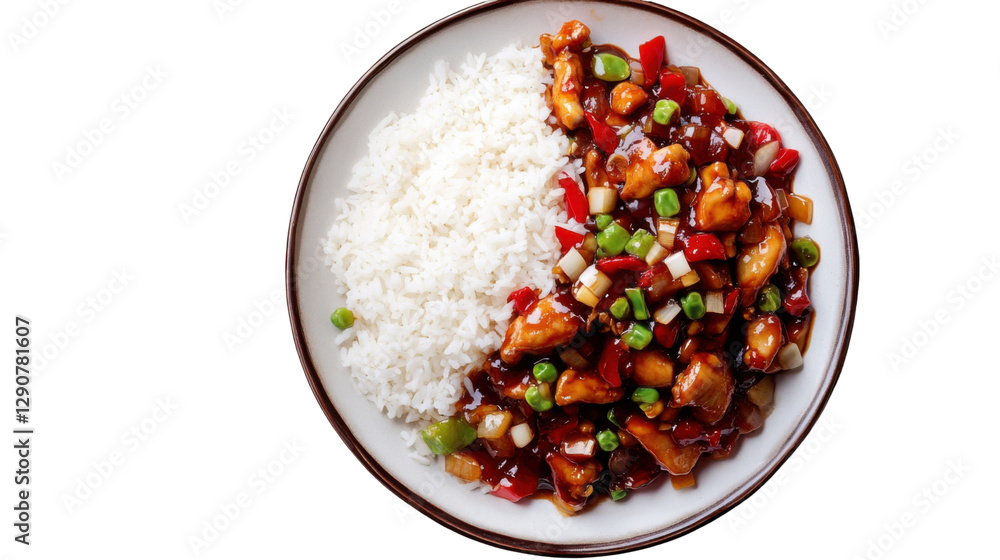 rice with vegetables and meat rice with vegetables and meat
